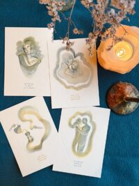 Liefdeskaarten, set van 4