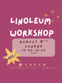 Linoleum workshop August 9th